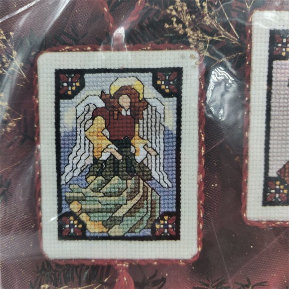 Janlynn Vintage 1997 New Unopened Christmas Story Ornaments Cross Stitch Kit - Picture 4 of 12